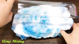 PINK vs BLUE! Mixing Random Things into GLOSSY Slime ! Satisfying Slime Videos #538