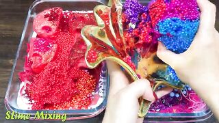 RED vs GALAXY! Mixing Random Things into GLOSSY Slime ! Satisfying Slime Videos #536