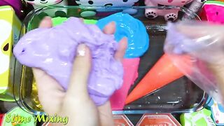 RELAXING With PIPING BAG! Mixing Random Things into GLOSSY Slime ! Satisfying Slime Videos #533