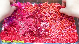 Series RED COCA COLA Slime ! Mixing Random Things into GLOSSY Slime! Satisfying Slime Videos #525