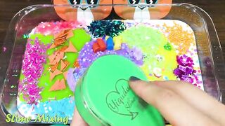 RAINBOW Slime! Mixing Random Things into GLOSSY Slime ! Satisfying Slime Videos #515