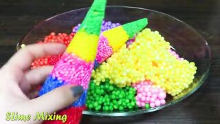 Making Crunchy Foam Slime With Piping Bags | GLOSSY SLIME | ASMR Slime Videos #513