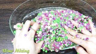 Making Crunchy Foam Slime With Piping Bags | GLOSSY SLIME | ASMR Slime Videos #507