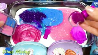 GALAXY FROZEN Slime! Mixing Random Things into GLOSSY Slime ! Satisfying Slime Videos #496