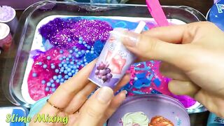 GALAXY FROZEN Slime! Mixing Random Things into GLOSSY Slime ! Satisfying Slime Videos #496