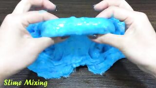 PINK vs BLUE! Mixing Random Things into GLOSSY Slime ! Satisfying Slime Videos #486