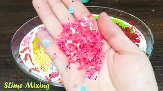 Mixing Random Things into GLOSSY Slime ! Satisfying Slime Videos #473