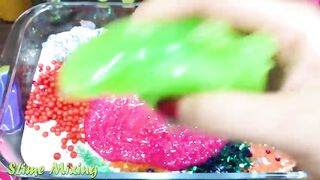 Mixing Random Things into GLOSSY Slime ! Satisfying Slime Videos #472