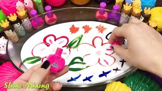 Mixing Random Things into GLOSSY Slime ! Satisfying Slime Videos #471