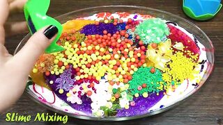 Mixing Random Things into GLOSSY Slime ! Satisfying Slime Videos #471