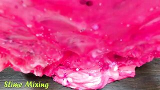 MINT vs PINK! Mixing Random Things into GLOSSY Slime ! Satisfying Slime Videos #460