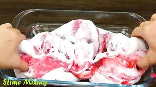 RED COCA COLA Slime! Mixing Random Things into GLOSSY Slime ! Satisfying Slime Videos #455