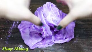 PURPLE vs GOLD! Mixing Random Things into GLOSSY Slime ! Satisfying Slime Videos #437
