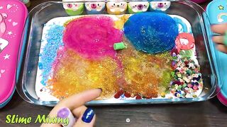 Mixing Random Things into GLOSSY Slime ! Satisfying Slime Videos #434