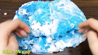 BLUE VS PINK FROZEN! Mixing Random Things into GLOSSY Slime ! Satisfying Slime Videos #433