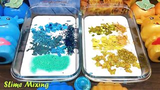 WATER VS FIRE! Mixing Random Things into GLOSSY Slime ! Satisfying Slime Videos #427