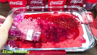 COCACOLA Slime! Mixing Random Things into GLOSSY Slime ! Satisfying Slime Videos #423