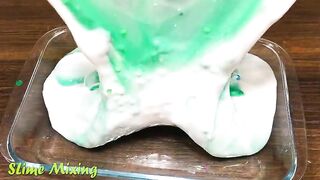 MINT vs PURPLE! Mixing Random Things into GLOSSY Slime ! Satisfying Slime Videos #421