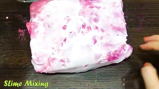 GREEN vs PINK! Mixing Random Things into GLOSSY Slime ! Satisfying Slime Videos #419