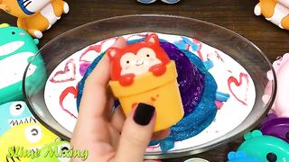 Mixing Random Things into GLOSSY Slime ! Satisfying Slime Videos #417