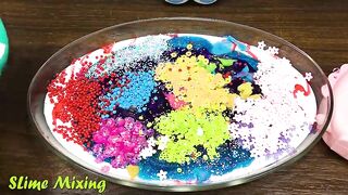 Mixing Random Things into GLOSSY Slime ! Satisfying Slime Videos #417