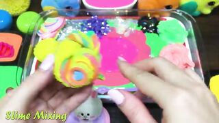 Mixing Random Things into GLOSSY Slime ! Satisfying Slime Videos #416