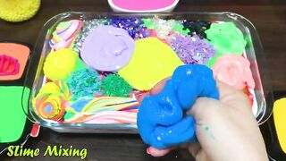 Mixing Random Things into GLOSSY Slime ! Satisfying Slime Videos #416