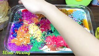 Mixing Random Things into GLOSSY Slime ! Satisfying Slime Videos #413
