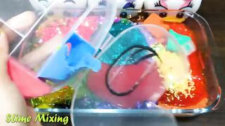 DONAL DUCK Slime Mixing Random Things into GLOSSY Slime ! Satisfying Slime Videos #412