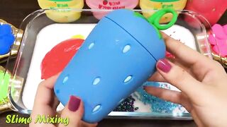 Mixing Random Things into GLOSSY Slime ! Satisfying Slime Videos #411