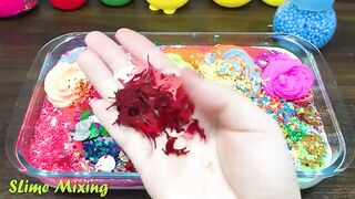 FRUITS Slime! Mixing Random Things into GLOSSY Slime ! Satisfying Slime Videos #407