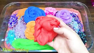 Making Slime with BOTTLE ! Mixing Random Things into Slime !! Satisfying Slime #396