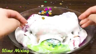 Mixing Random Things into GLOSSY Slime ! Satisfying Slime Videos #394
