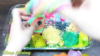 Making Slime with APPLE BOTTLE ! Mixing Random Things into Slime !! Satisfying Slime #389