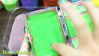 Making Slime with BOX ! Mixing Random Things into Slime !! Satisfying Slime #384