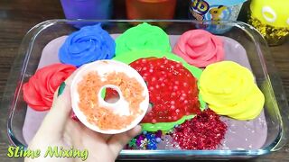 Making Slime with BOX ! Mixing Random Things into Slime !! Satisfying Slime #384