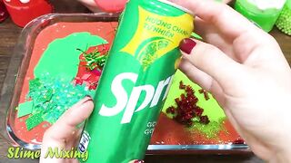 COCACOLA vs SPRITE Making Slime with BOTTLE ! Mixing Random Things into Slime Satisfying #383