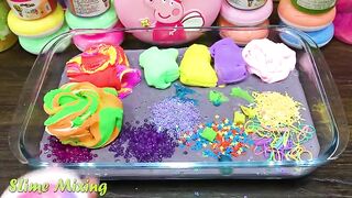 Making Slime with BOTTLE ! Mixing Random Things into Slime !! Satisfying Slime #379