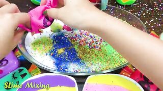 Mixing Random Things into GLOSSY Slime ! Satisfying Slime Videos #367 - Slime Mixing