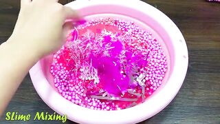 PINK UNICORN Slime ! Mixing Random Things into GLOSSY Slime ! Satisfying Slime Videos #353