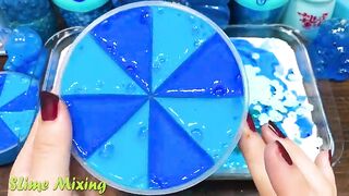 BLUE UNICORN Slime ! Mixing Random Things into GLOSSY Slime ! Satisfying Slime Videos #349