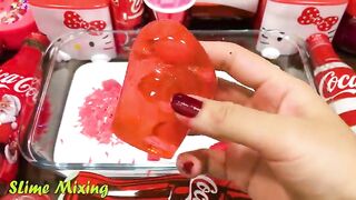 COCACOLA Slime ! Mixing Random Things into GLOSSY Slime ! Satisfying Slime Videos #339