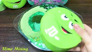 GREEN Slime ! Mixing Random Things into GLOSSY Slime ! Satisfying Slime Videos #335