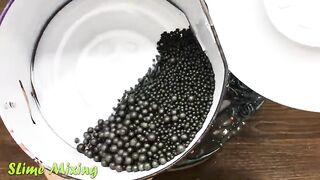PANDA BLACK Slime ! Mixing Random Things into GLOSSY Slime ! Satisfying Slime Videos #331
