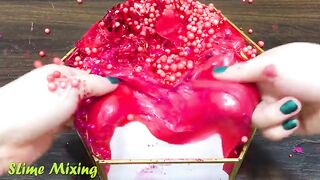 RED COCACOLA Slime ! Mixing Random Things into GLOSSY Slime ! Satisfying Slime Videos #330