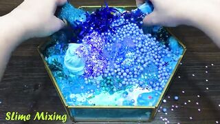 BLUE PEPSI Slime ! Mixing Random Things into GLOSSY Slime ! Satisfying Slime Videos #328