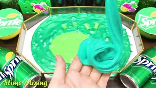 GREEN SPRITE Slime ! Mixing Random Things into GLOSSY Slime ! Satisfying Slime Videos #327