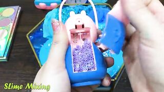 BLUE PEPPA PIG Slime ! Mixing Random Things into GLOSSY Slime ! Satisfying Slime Videos #325