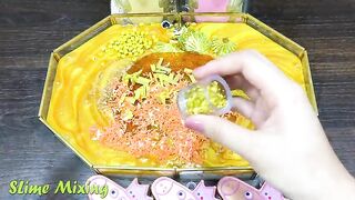 GOLD PEPPA PIG Slime ! Mixing Random Things into GLOSSY Slime ! Satisfying Slime Videos #324