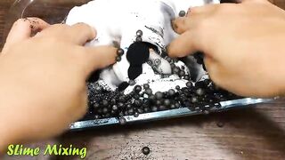 BLACK vs GOLD ! Mixing Random Things into GLOSSY Slime ! Satisfying Slime Videos #319